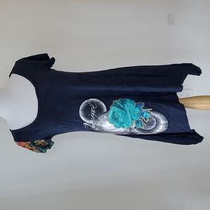 Desigual Dress / Long Tunic Tshirt top - Size M